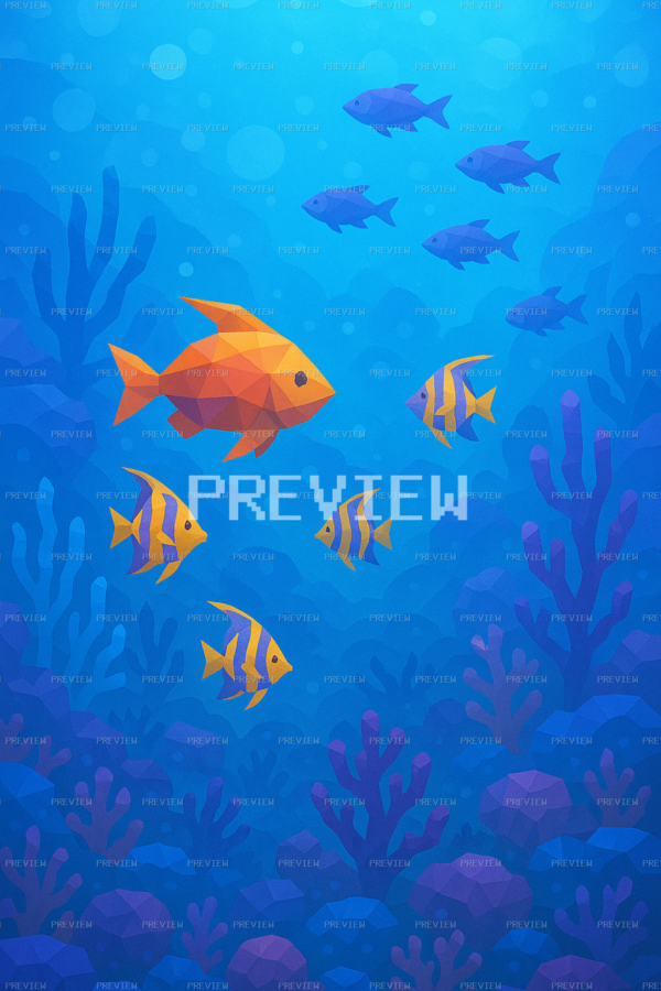 Bright Underwater World Wallpaper (Preview) Bright Underwater World Wallpaper (Preview)