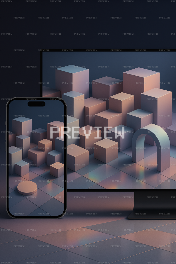 Calm Minimal Geometric Wallpaper (Preview) Calm Minimal Geometric Wallpaper (Preview)