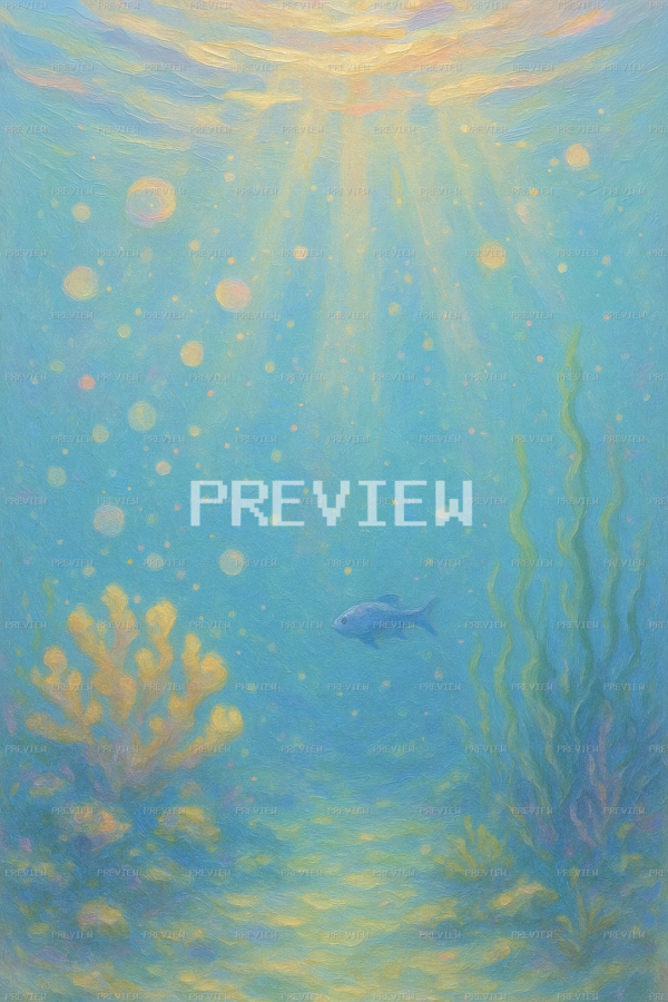 Calm Underwater World Wallpaper (Preview)