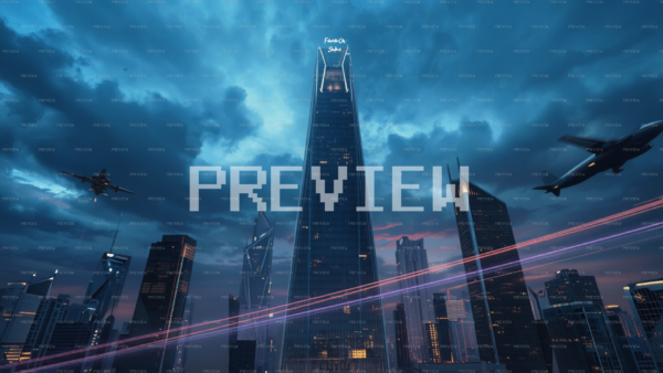Cinematic City At Blue Hour (Preview) Cinematic City At Blue Hour (Preview)