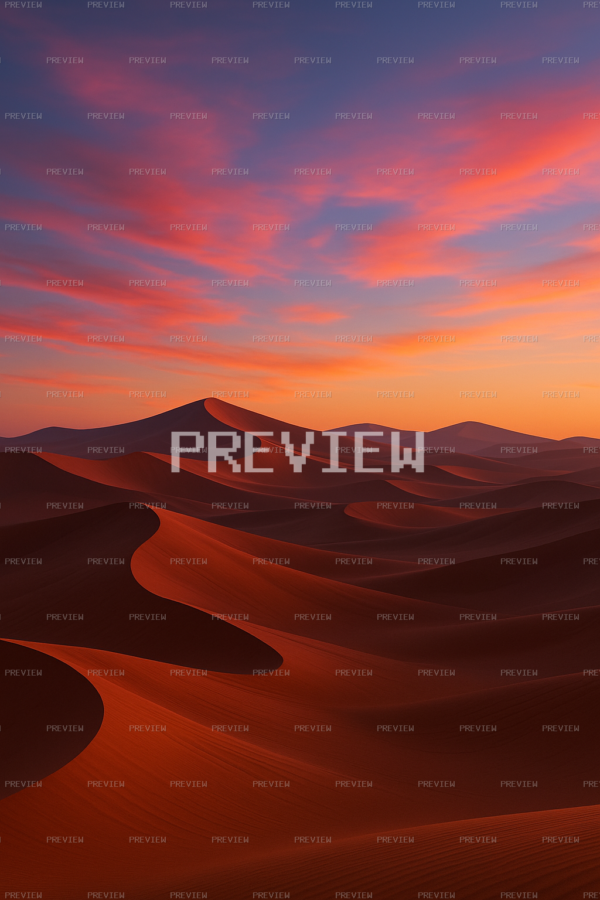 Cool Desert Dunes at Dusk Wallpaper (Preview) Cool Desert Dunes at Dusk Wallpaper (Preview)