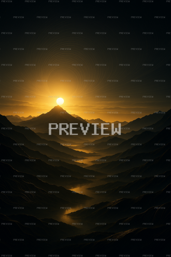 Cool Serene Mountain Sunrise Wallpaper (Preview) Cool Serene Mountain Sunrise Wallpaper (Preview)