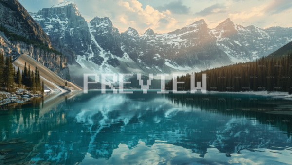 Crystal Clear Lake Reflecting Rugged Mountains (Preview) Crystal Clear Lake Reflecting Rugged Mountains (Preview)