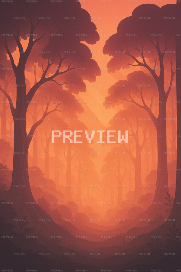 Elegant Enchanted Forest Wallpaper (Preview)