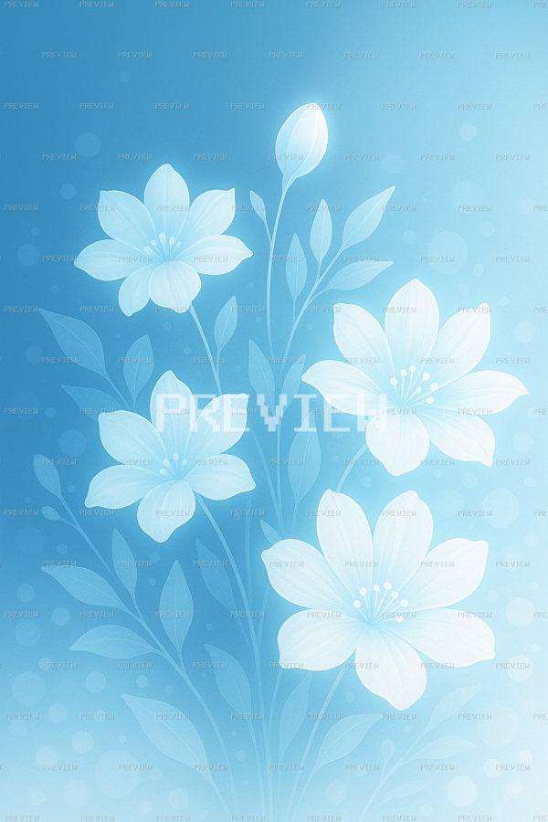 Energetic Floral Botanical Wallpaper (Preview) Energetic Floral Botanical Wallpaper (Preview)