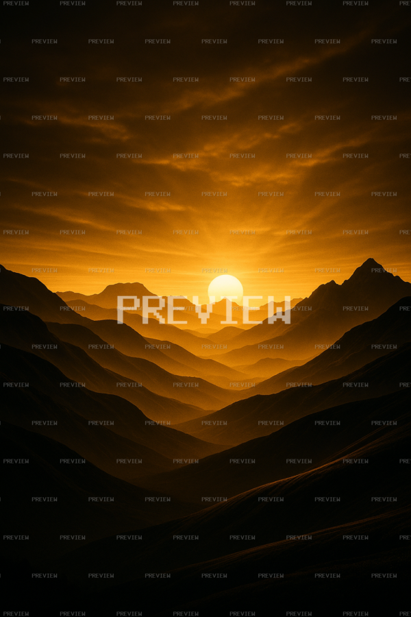 Energetic Serene Mountain Sunrise Wallpaper (Preview) Energetic Serene Mountain Sunrise Wallpaper (Preview)