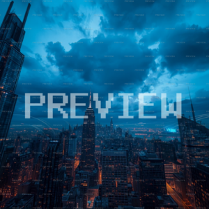 Futuristic City Skyline At Twilight (Preview) Futuristic City Skyline At Twilight (Preview)