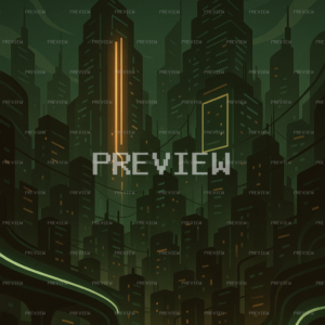 Mysterious Neon Cyberpunk City Wallpaper (Preview)
