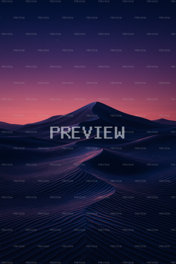 Nostalgic Desert Dunes at Dusk Wallpaper (Preview)
