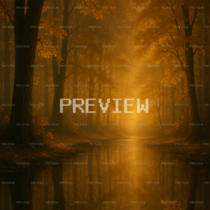 Warm Autumn Woodland Wallpaper (Preview)