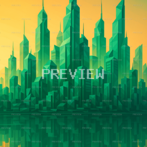 Warm Futuristic Skyline Wallpaper (Preview)